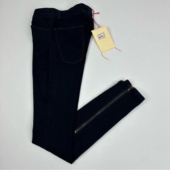 Current/Elliott NWT Blue Denim Quiet Luxury The Cropped Ankle Legging W26/L29 - Picture 2 of 11